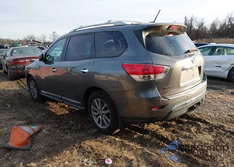 2015 Nissan Pathfinder Sl из США, поврежденный, VIN 5N1AR2MM7FC611990